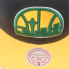 Mitchell & Ness Seattle Supersonics Black Embroidered Snapback Cap