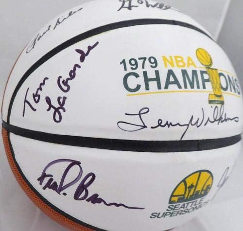 1978-79 Seattle Supersonics Multi-Signed Autographed Basketball