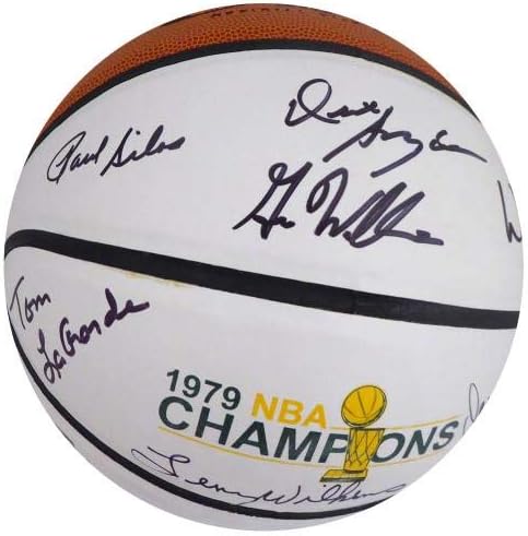 1978-79 Seattle Supersonics Multi-Signed Autographed Basketball