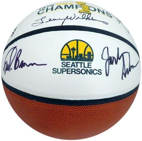 1978-79 Seattle Supersonics Multi-Signed Autographed Basketball