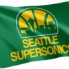 Desert Cactus Seattle SuperSonics 3x5 ft Outdoor Flag