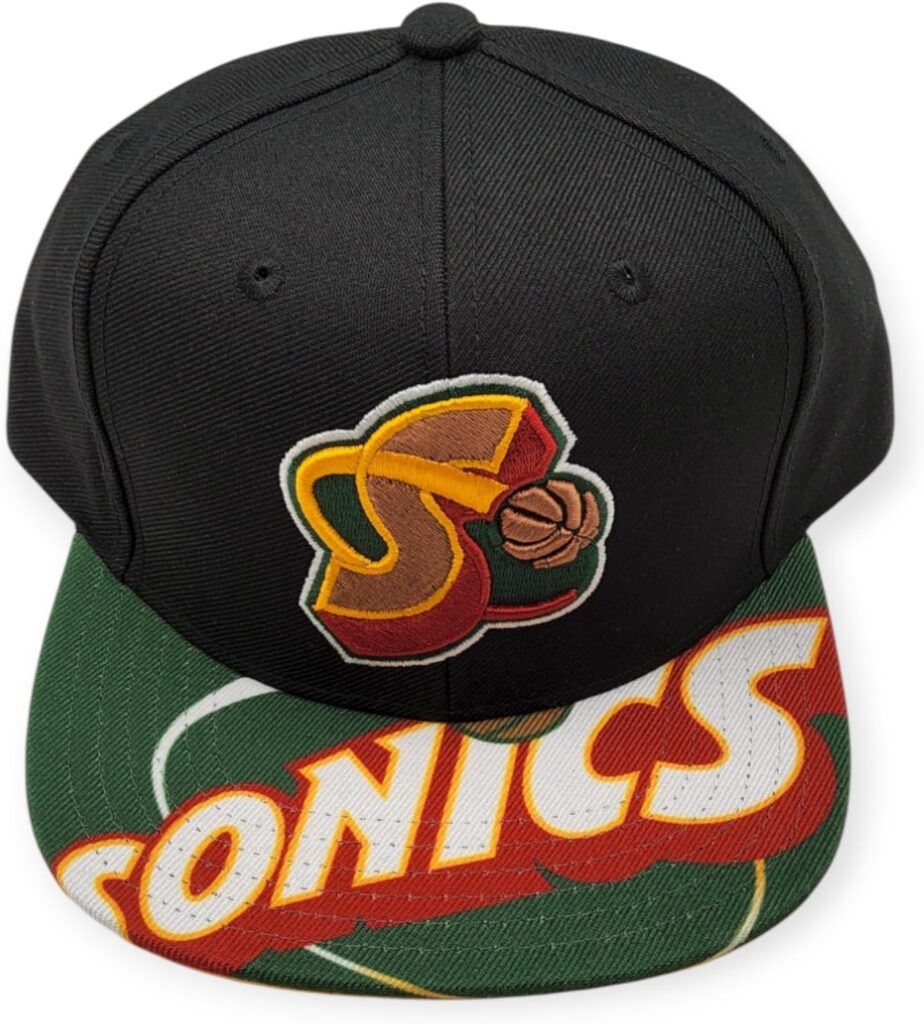 Mitchell & Ness Seattle SuperSonics S Logo Corduroy Snapback Hat